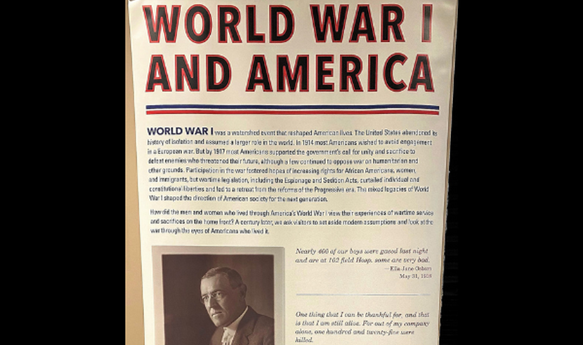 Preview of WWI and America Exhibition