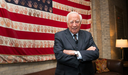 Author David McCullough at Trinity School in Manhattan, October 15, 2019