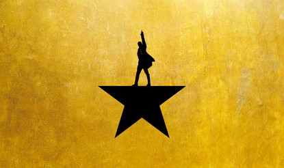 Hamilton logo with copper background