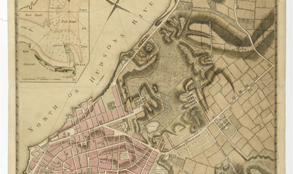 A Plan of the City of New York & its environs 