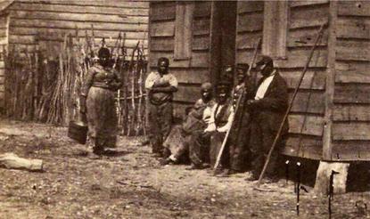 Group of Negros at Rhett's Plantation