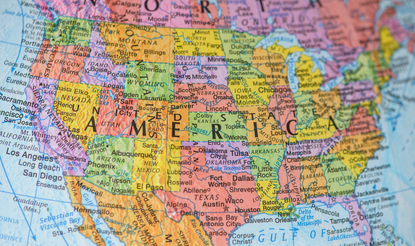 Map of the United States