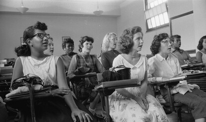 Integrated classroom at Anacostia High School, Washington, D.C.