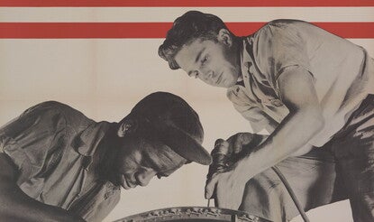 United We Win World War II poster