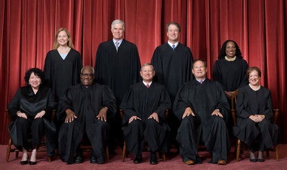 The Supreme Court of the United States as composed June 30, 2022.