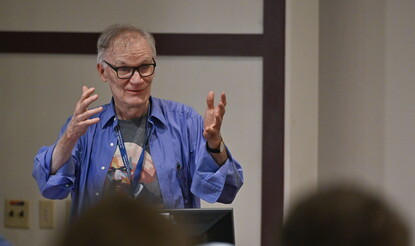 David Blight teaching at a Gilder Lehrman teacher symposium. 