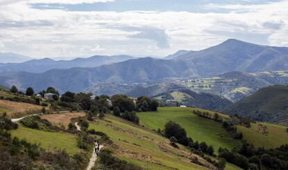 A view of Camino de Santiago, Spain.