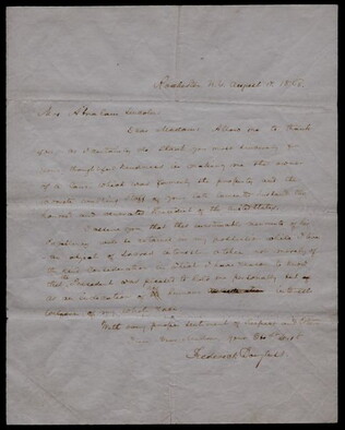 Frederick Douglass to Mary Todd Lincoln