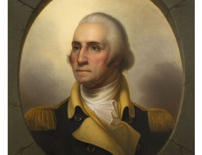 George Washington, bust portrait by Rembrandt Peale