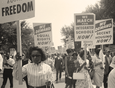 Photo of Civil Rights march.