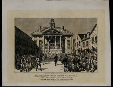 Inauguration of Gen. George Washington