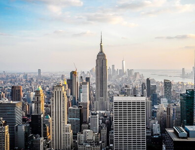 New York City Manhattan skyline.