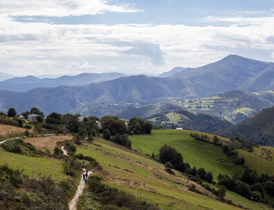 A view of Camino de Santiago, Spain.