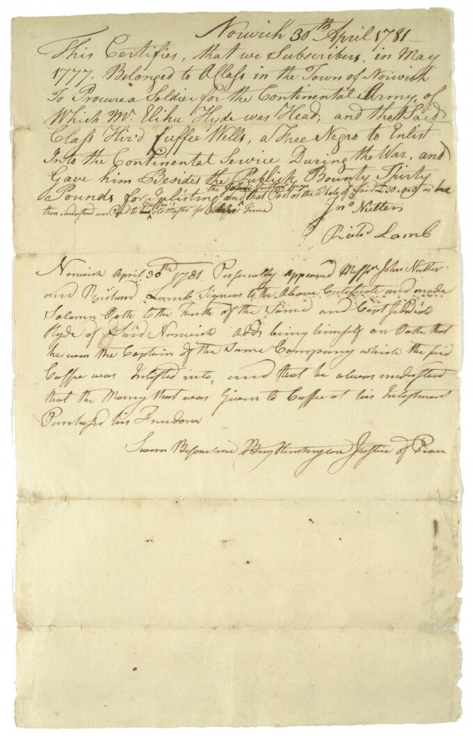 Historical Document containing an oath