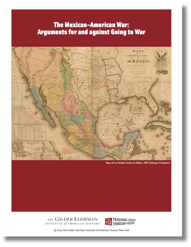 Cover Image of Lesson Plan featuring map of The United States and Mexico