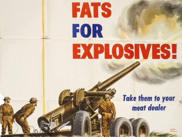 Save Waste Fats for Explosives poster
