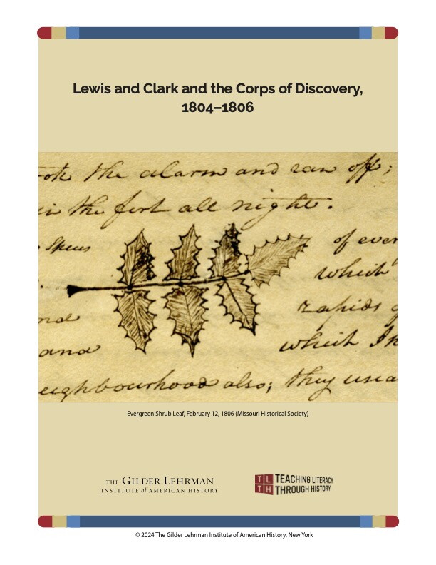 Cover of Lewis and Clark and the Corp of Discovery Lesson Plan