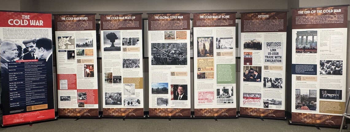 Photo of cold war traveling exhibition