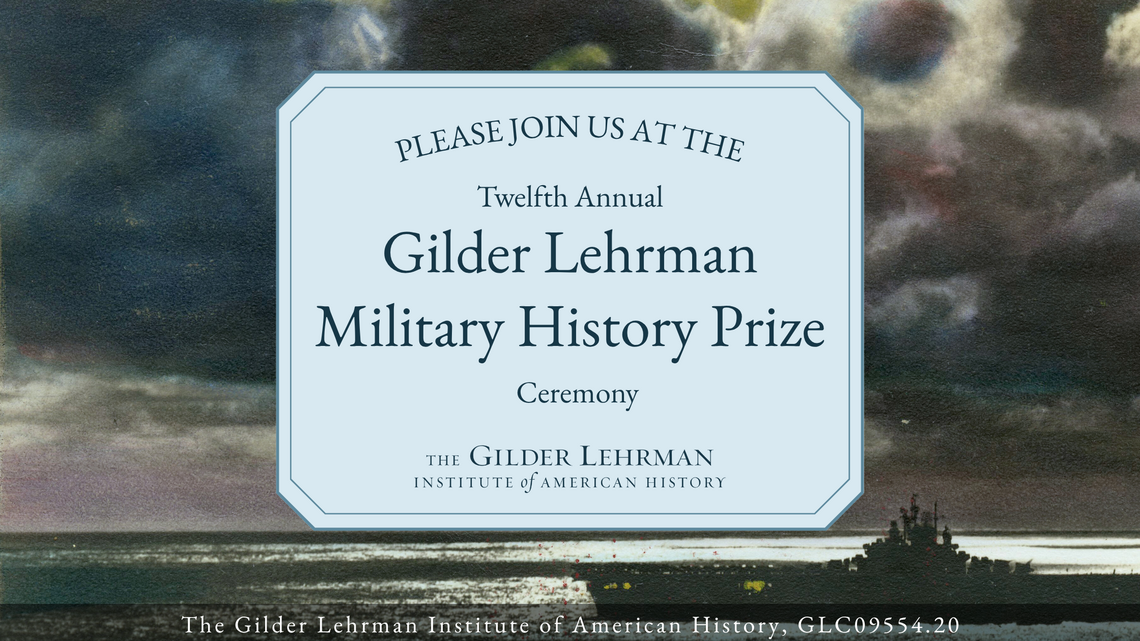 Gilder Lehrman Military History Prize event invitation