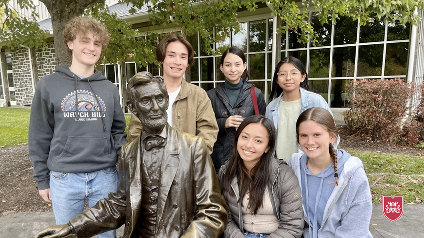 Group of Marist Long Reach Society students